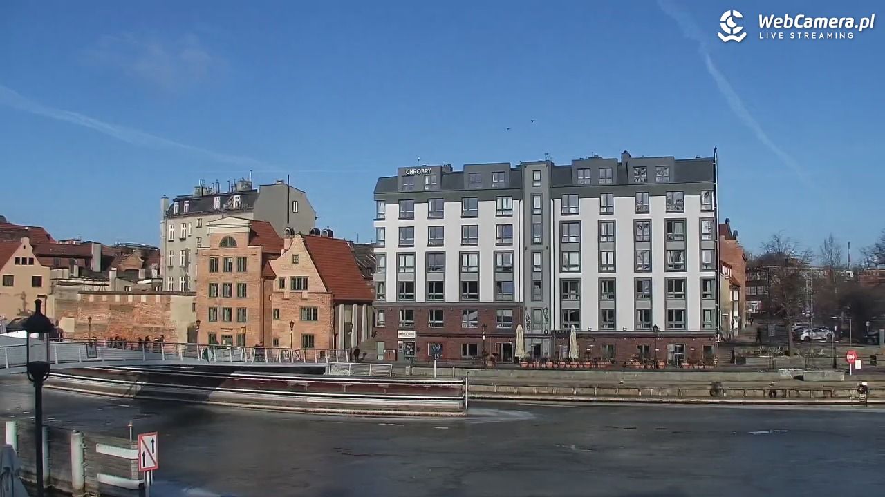 Gdańsk - widok na Motławę - 04 marzec 2026, 08:52