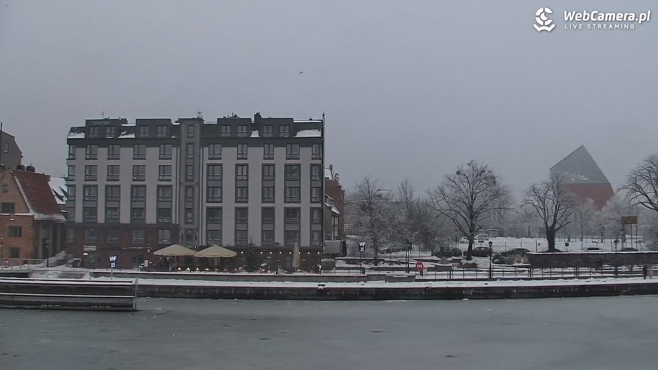 Gdańsk - widok na Motławę - 17 styczeń 2026, 15:10
