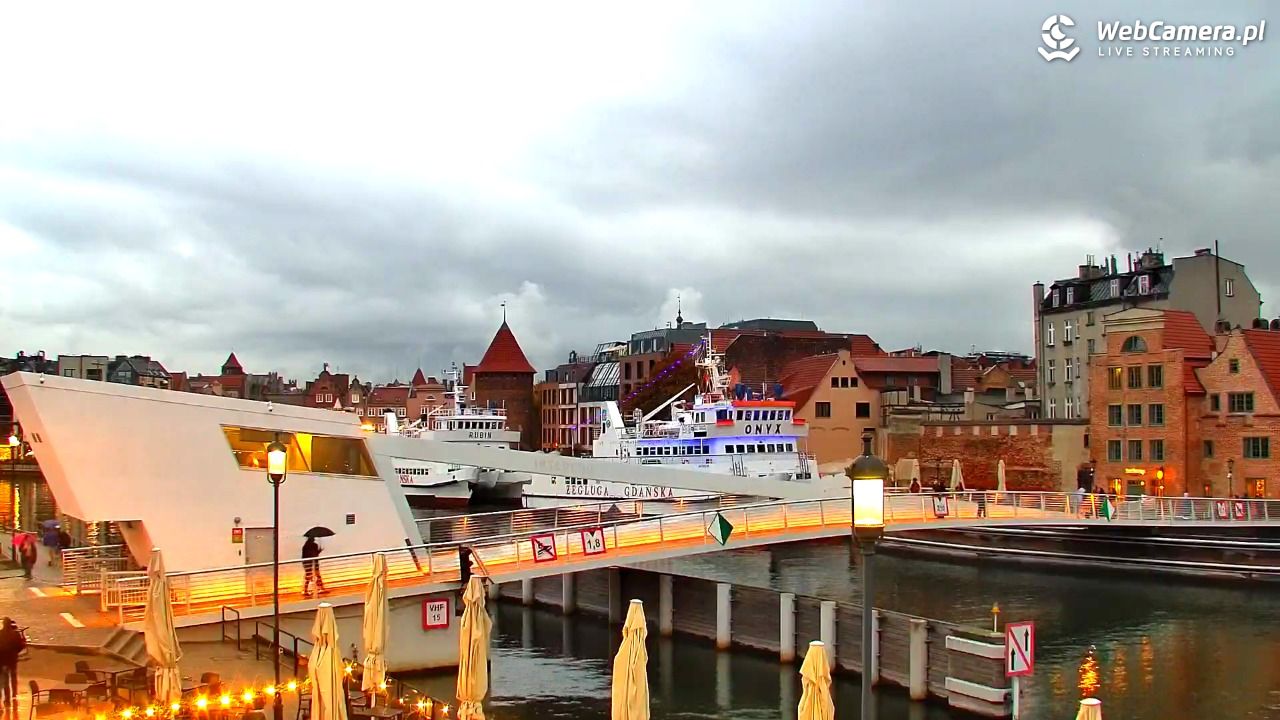 Gdańsk - widok na Motławę - 17 październik 2025, 17:41