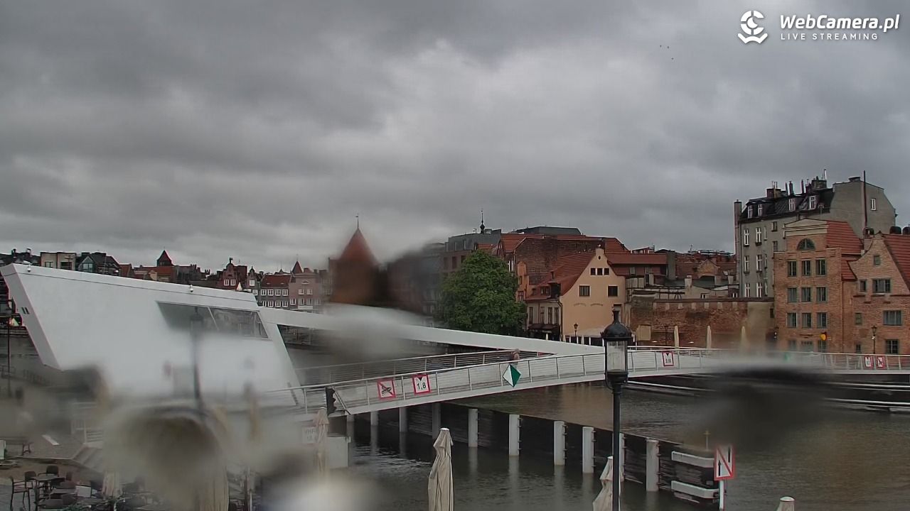 Gdańsk - widok na Motławę - 21 lipiec 2026, 08:00