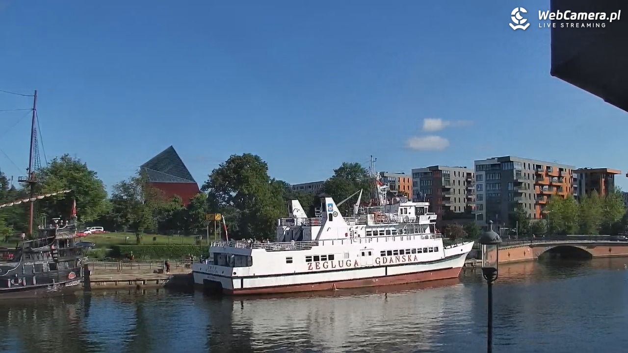 Gdańsk - widok na Motławę - 06 czerwiec 2026, 08:40