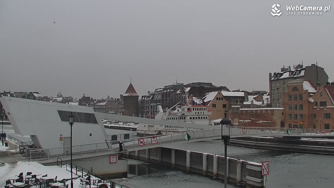 Gdańsk - widok na Motławę - 17 styczeń 2026, 09:42