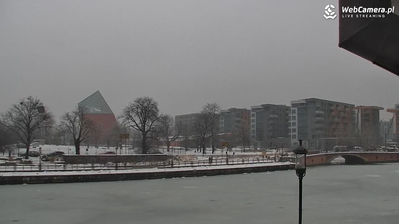 Gdańsk - widok na Motławę - 16 styczeń 2026, 12:30