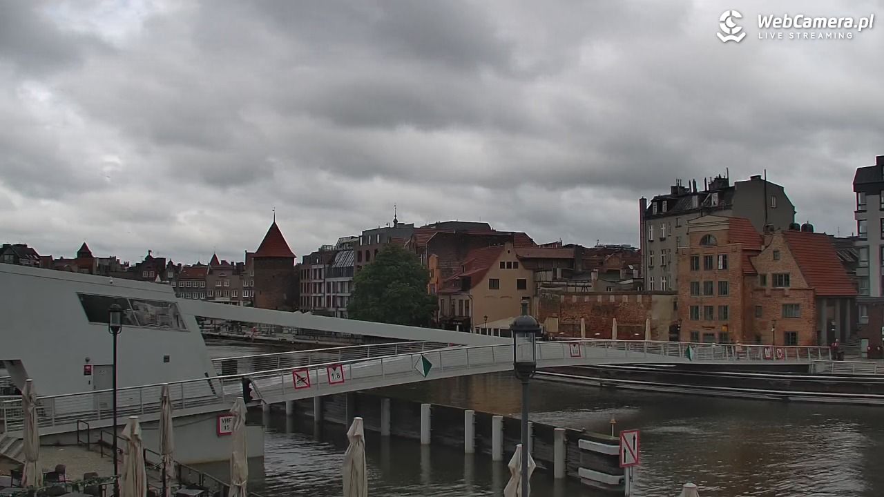 Gdańsk - widok na Motławę - 21 lipiec 2026, 09:21