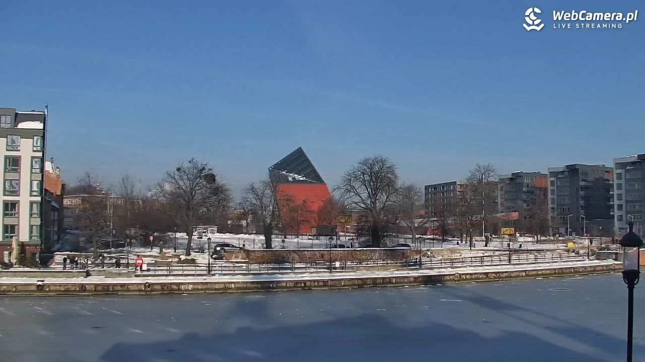 Gdańsk - widok na Motławę - 18 styczeń 2026, 10:49