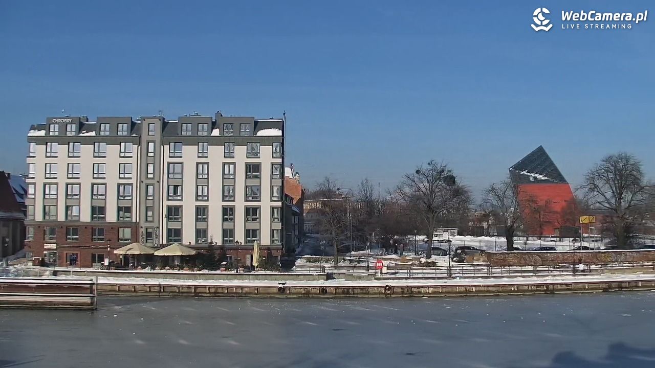 Gdańsk - widok na Motławę - 18 styczeń 2026, 11:34