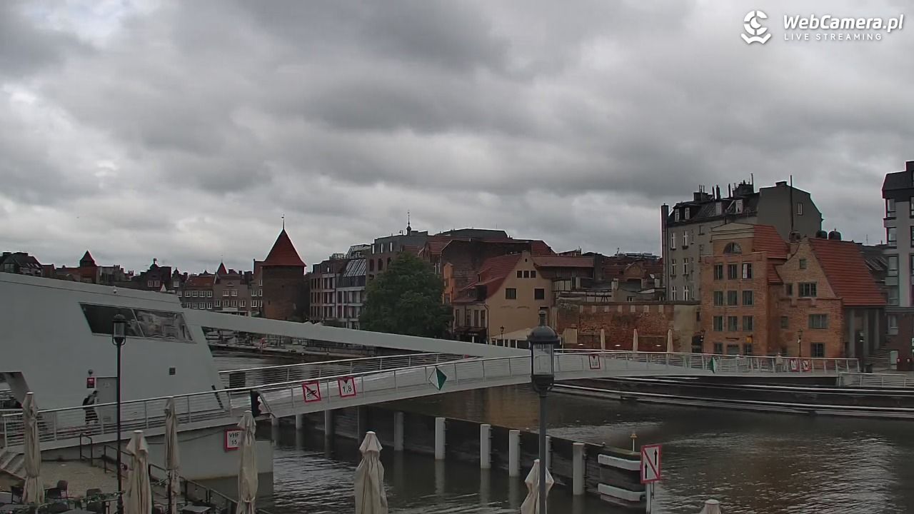 Gdańsk - widok na Motławę - 21 lipiec 2026, 09:21