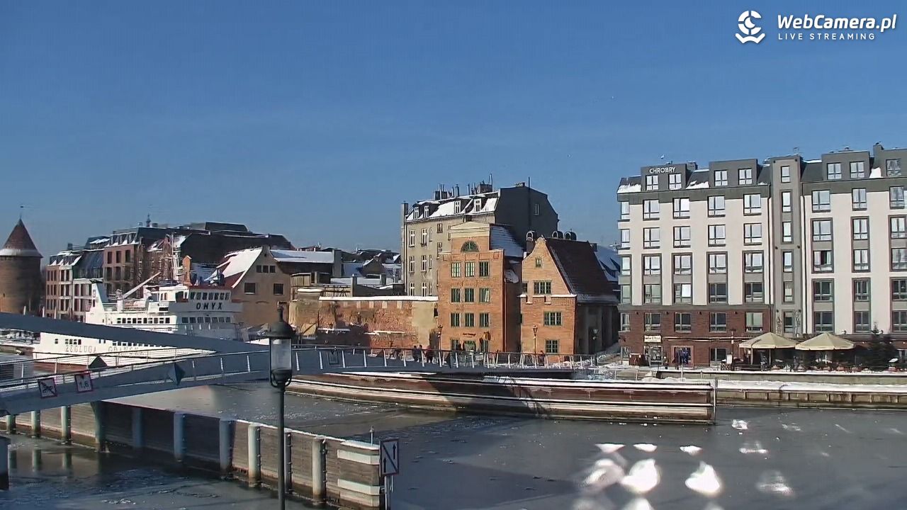 Gdańsk - widok na Motławę - 18 styczeń 2026, 11:02