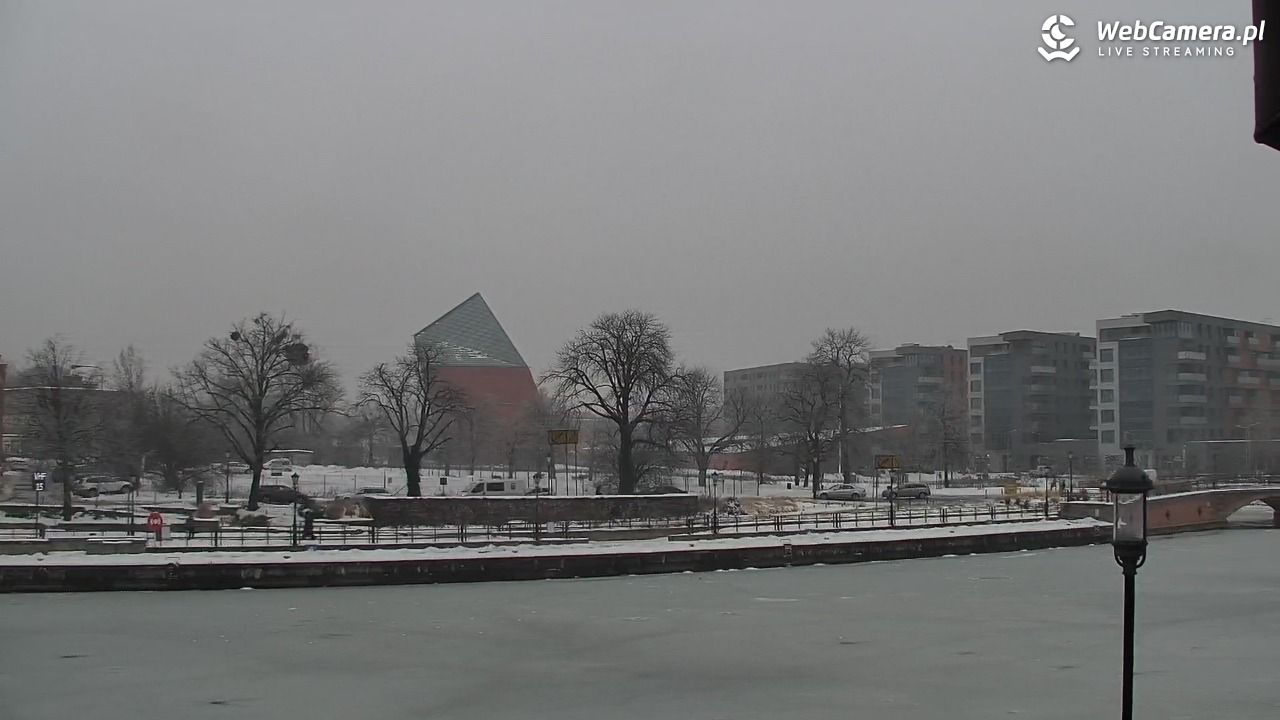 Gdańsk - widok na Motławę - 16 styczeń 2026, 09:55