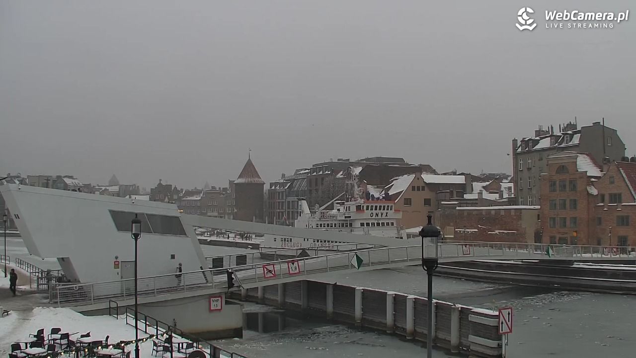 Gdańsk - widok na Motławę - 17 styczeń 2026, 13:12