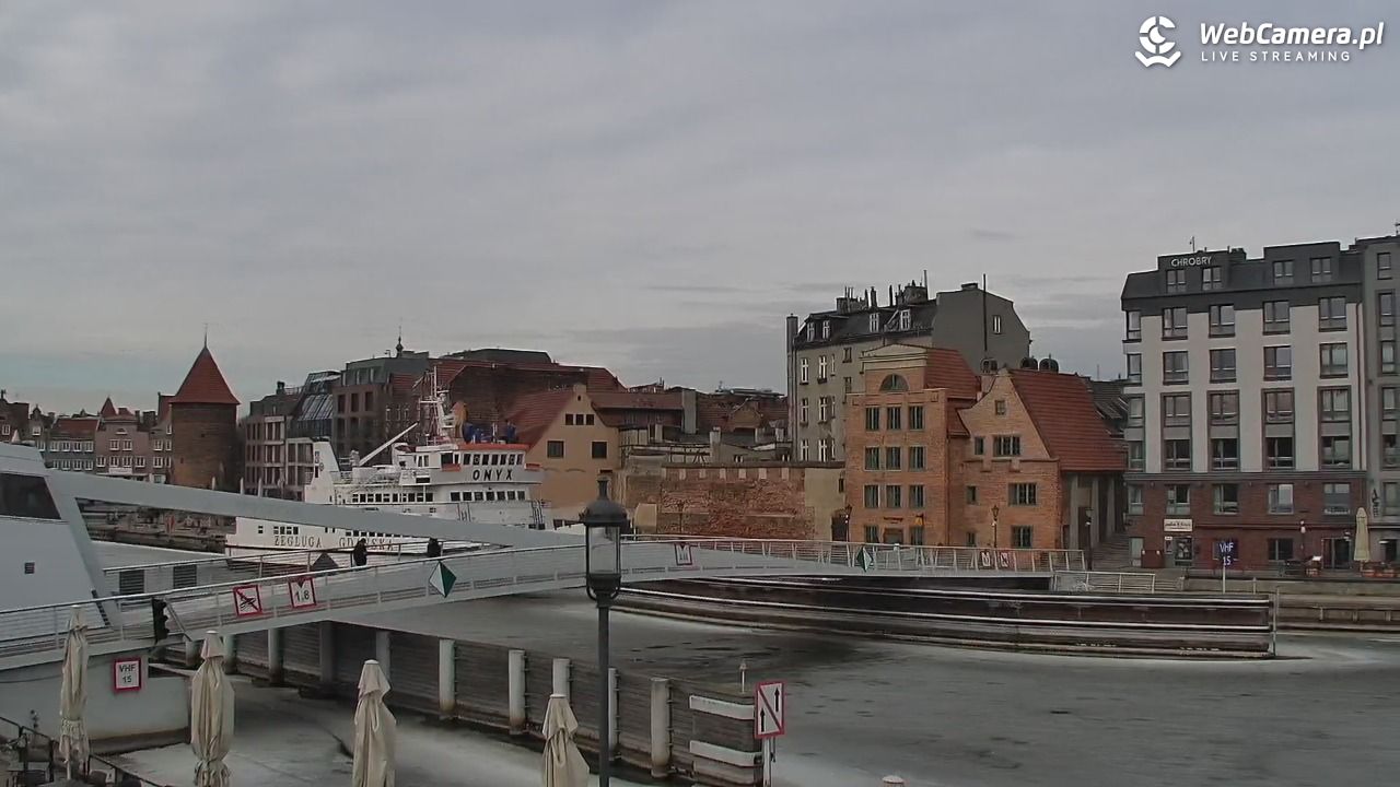 Gdańsk - widok na Motławę - 02 marzec 2026, 09:53