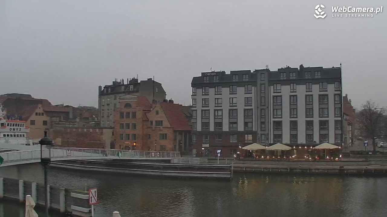 Gdańsk - widok na Motławę - 02 grudzień 2025, 14:46