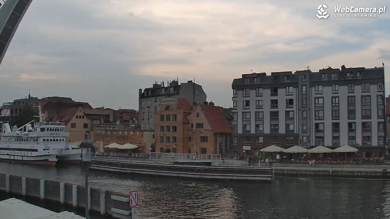 Gdańsk - widok na Motławę - 02 wresień 2025, 18:14