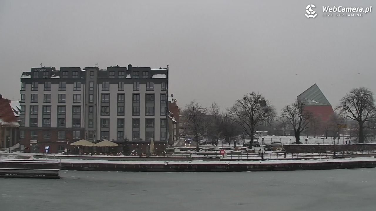 Gdańsk - widok na Motławę - 16 styczeń 2026, 14:47