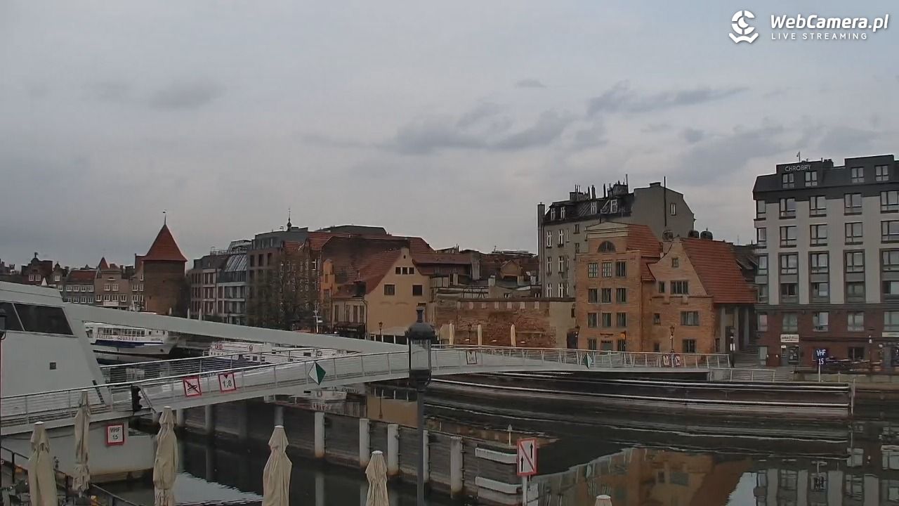 Gdańsk - widok na Motławę - 19 kwiecień 2026, 07:41