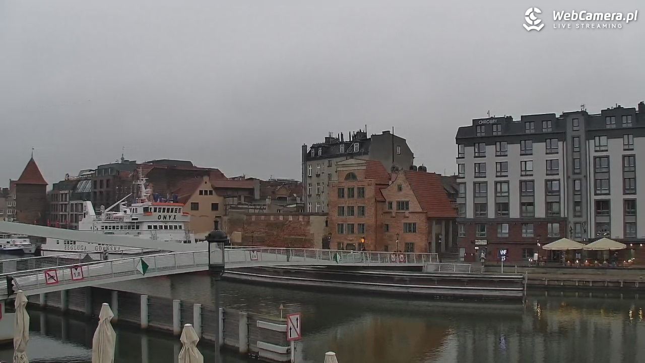 Gdańsk - widok na Motławę - 03 grudzień 2025, 13:51