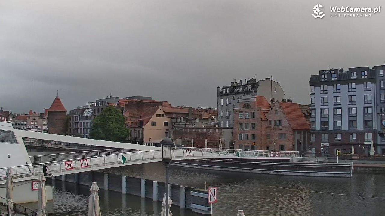 Gdańsk - widok na Motławę - 21 lipiec 2026, 06:19