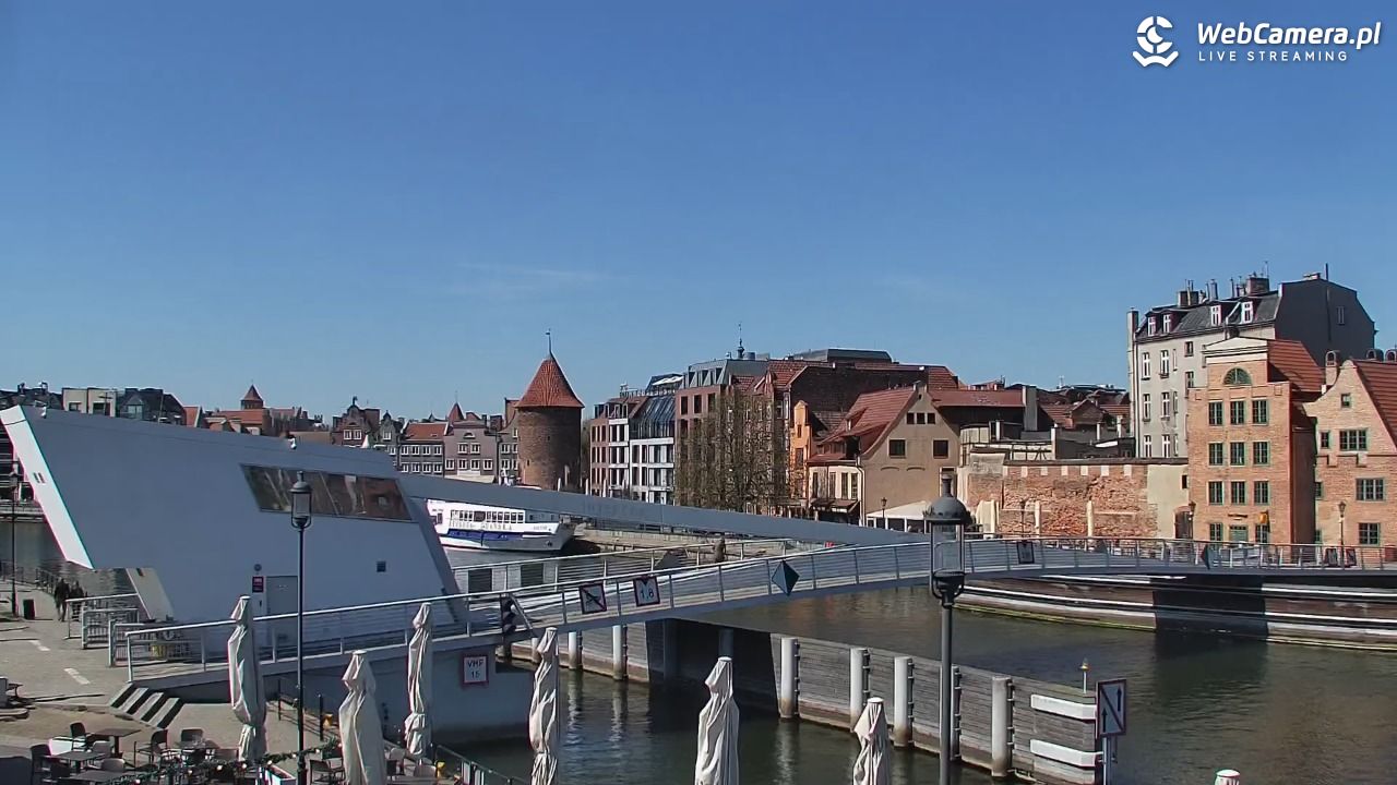 Gdańsk - widok na Motławę - 22 kwiecień 2026, 11:48