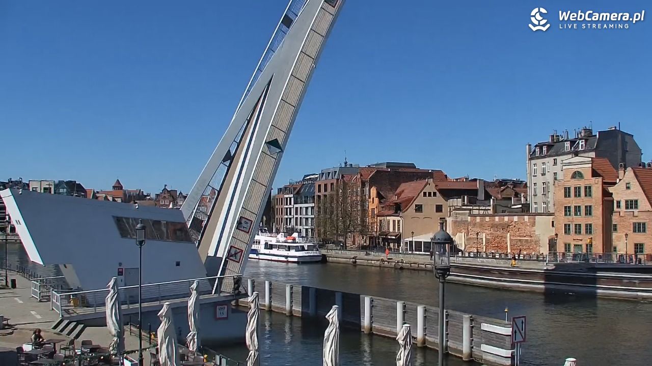 Gdańsk - widok na Motławę - 21 kwiecień 2026, 11:25