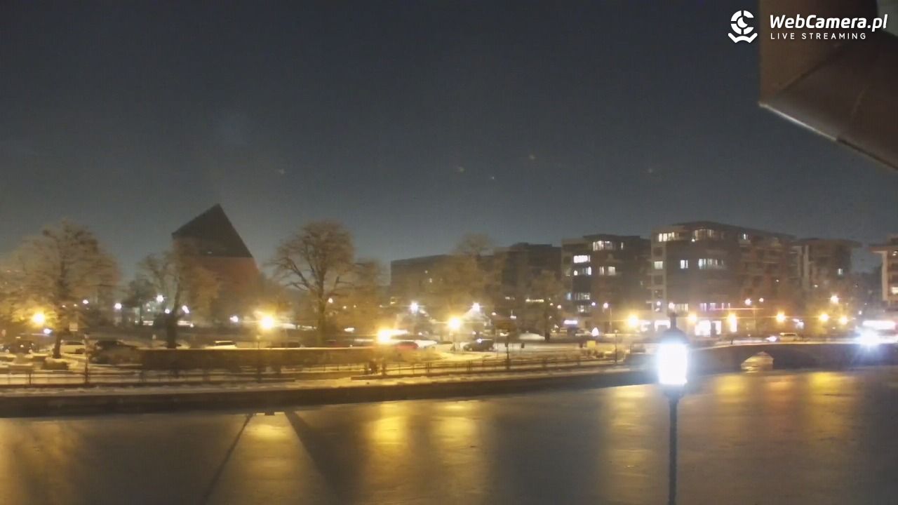 Gdańsk - widok na Motławę - 17 styczeń 2026, 20:27