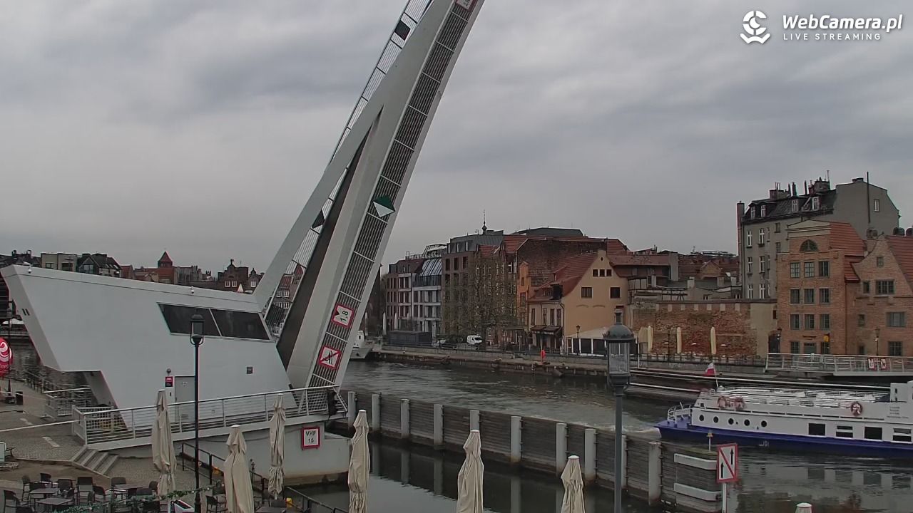 Gdańsk - widok na Motławę - 19 kwiecień 2026, 09:04
