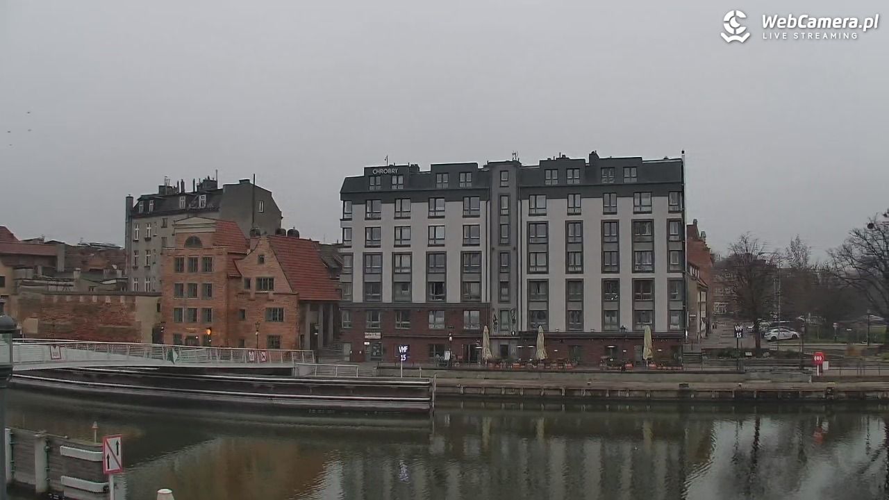 Gdańsk - widok na Motławę - 02 grudzień 2025, 08:06