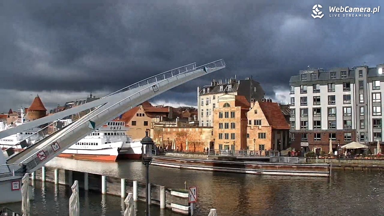 Gdańsk - widok na Motławę - 18 październik 2025, 11:02