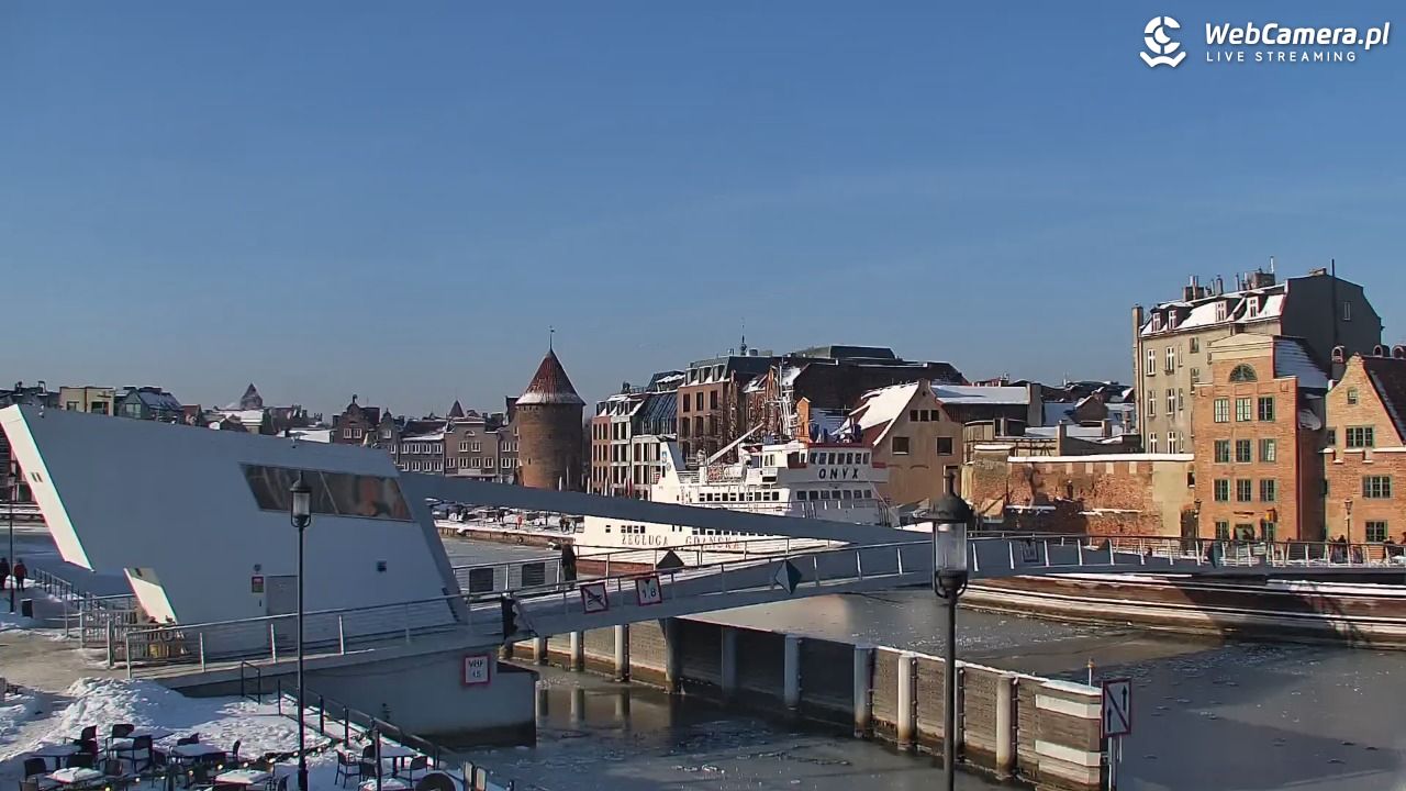 Gdańsk - widok na Motławę - 18 styczeń 2026, 11:01