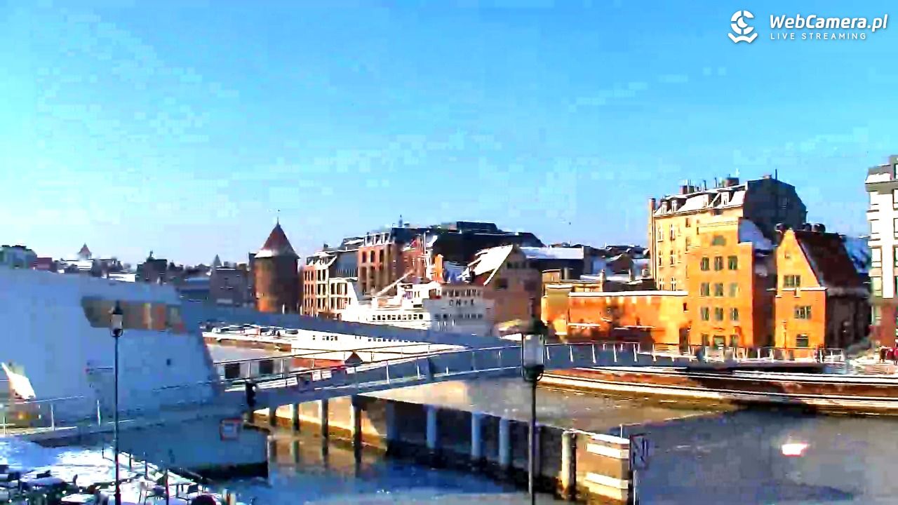 Gdańsk - widok na Motławę - 18 styczeń 2026, 12:01