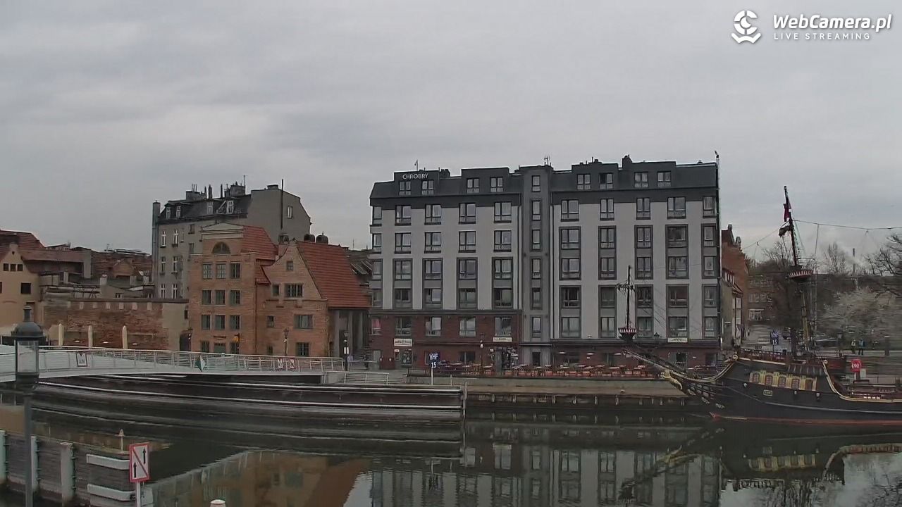 Gdańsk - widok na Motławę - 19 kwiecień 2026, 08:59
