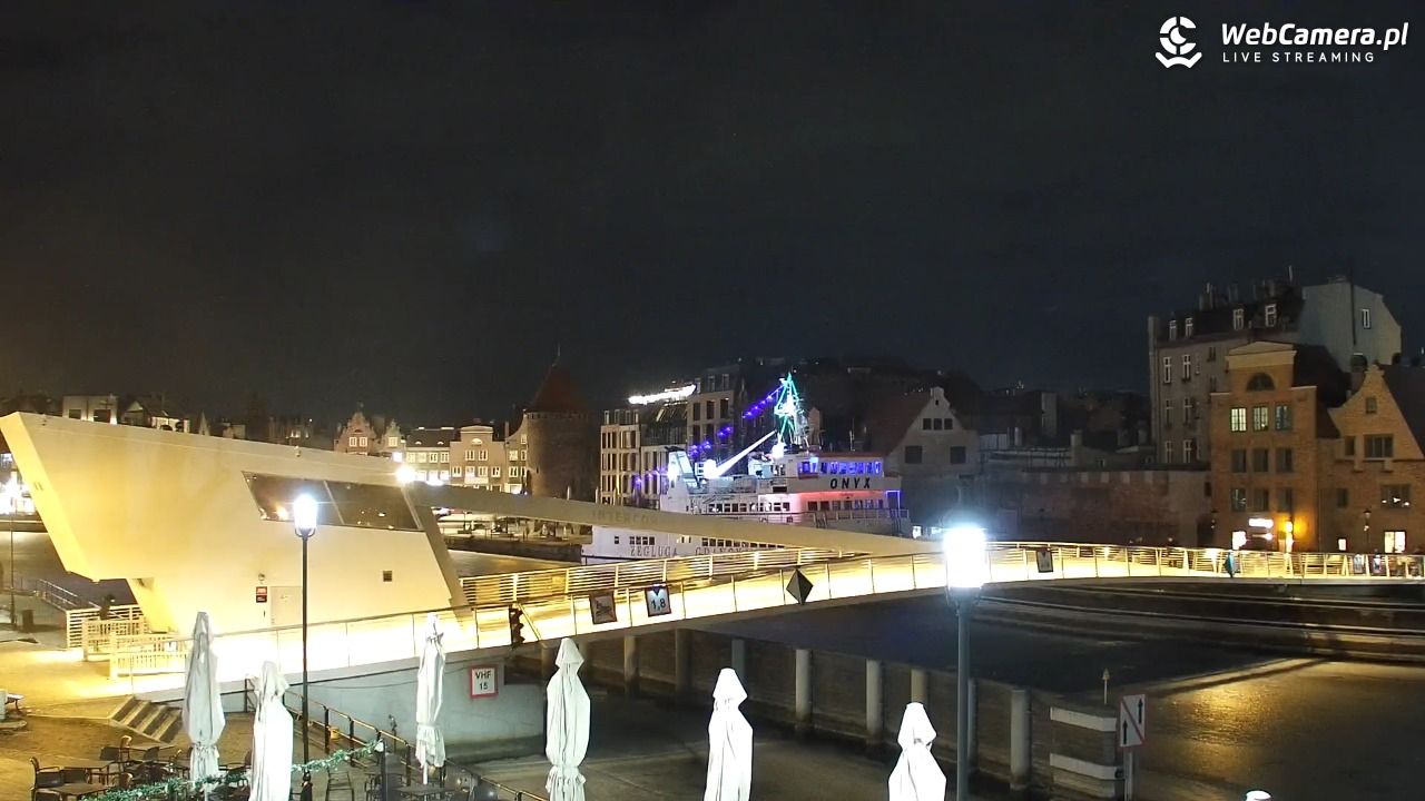 Gdańsk - widok na Motławę - 01 marzec 2026, 20:14