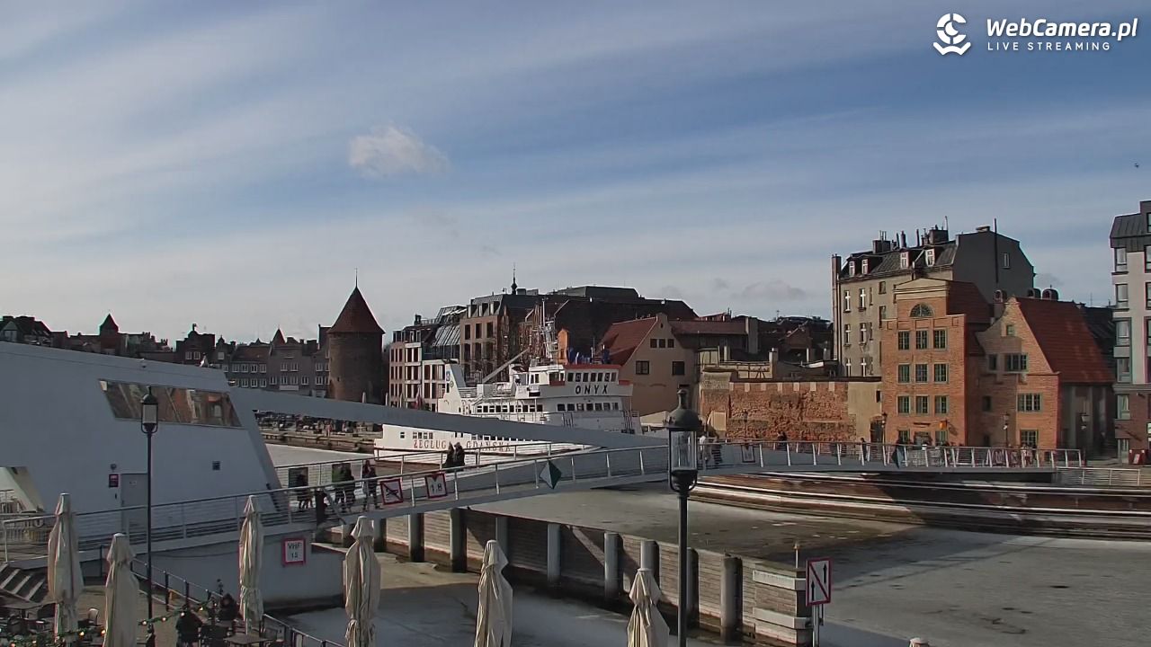 Gdańsk - widok na Motławę - 01 marzec 2026, 13:32
