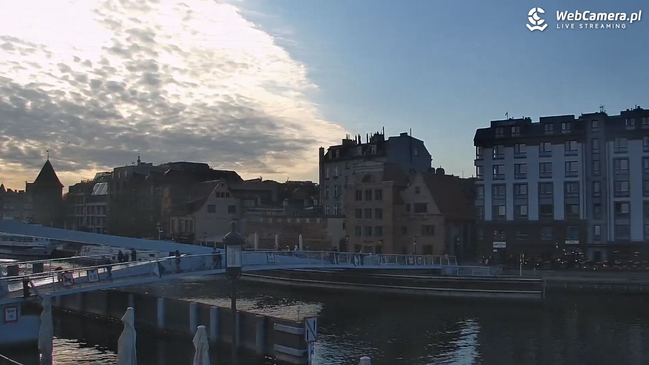 Gdańsk - widok na Motławę - 19 kwiecień 2026, 17:50