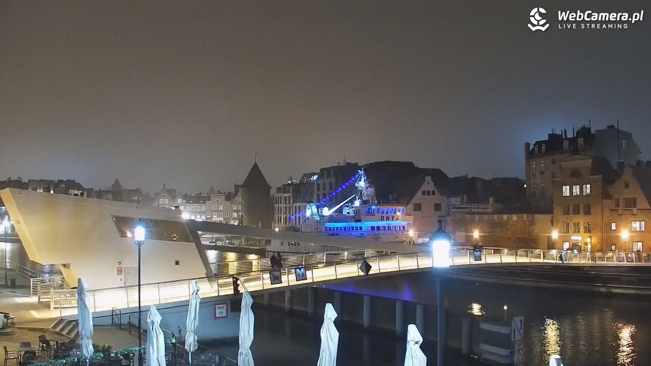 Gdańsk - widok na Motławę - 30 listopad 2025, 21:17