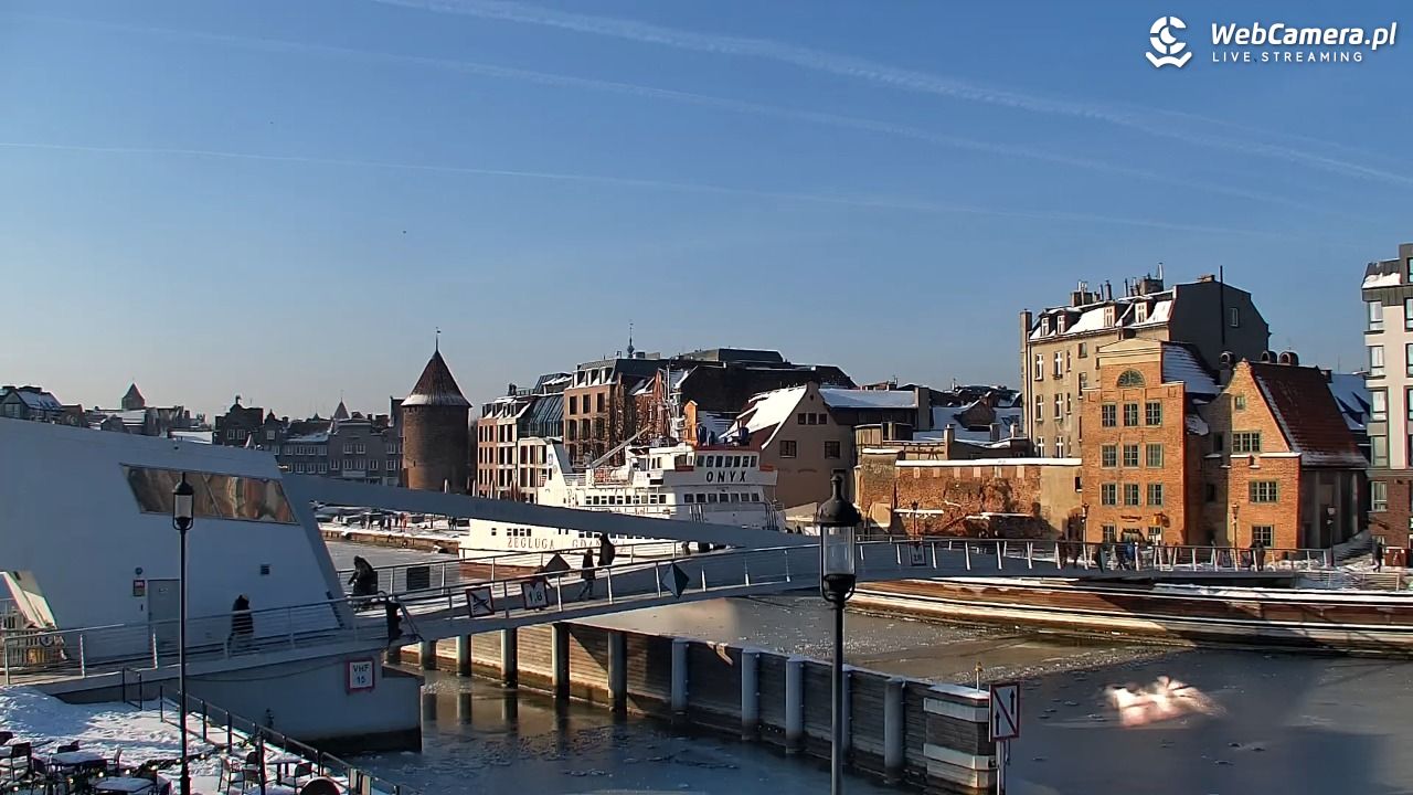 Gdańsk - widok na Motławę - 18 styczeń 2026, 12:39