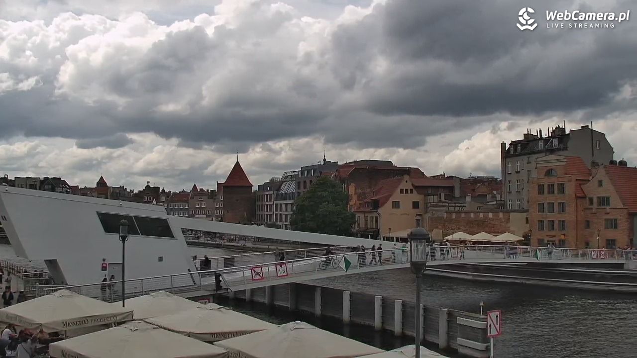 Gdańsk - widok na Motławę - 22 lipiec 2026, 14:08