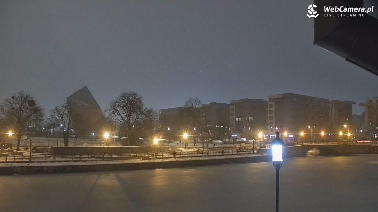 Gdańsk - widok na Motławę - 17 styczeń 2026, 01:28