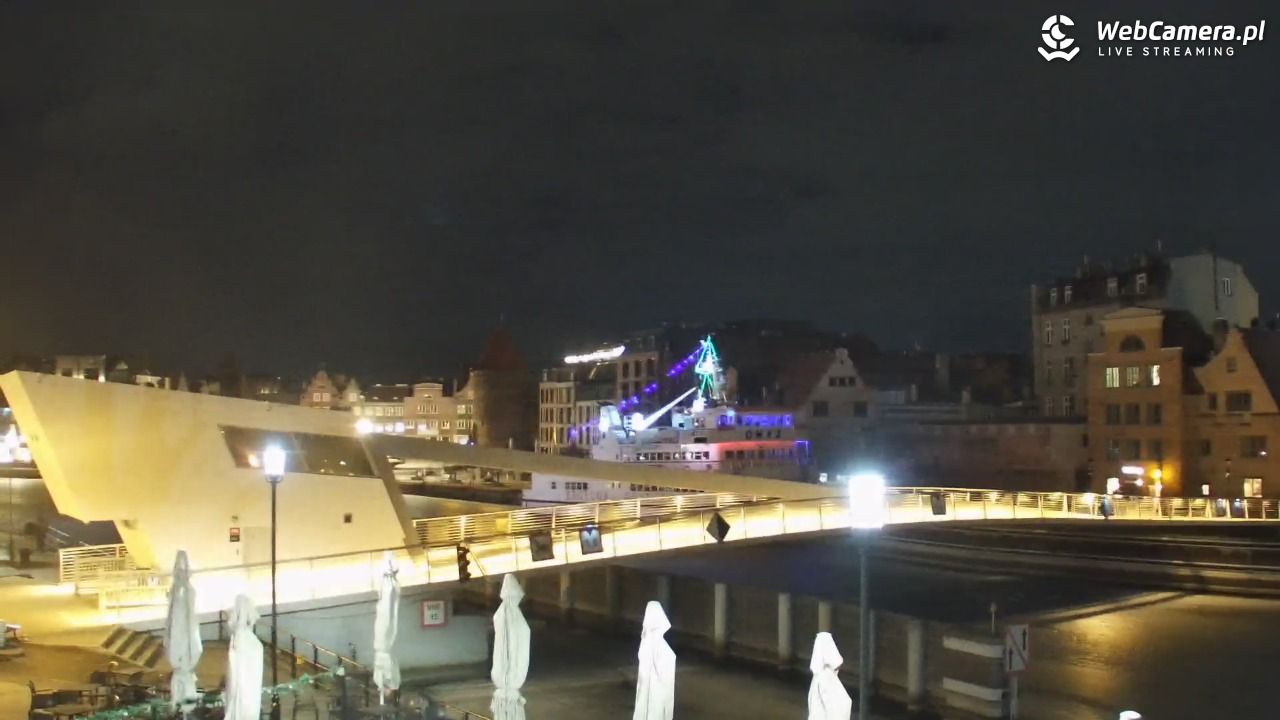 Gdańsk - widok na Motławę - 01 marzec 2026, 21:38