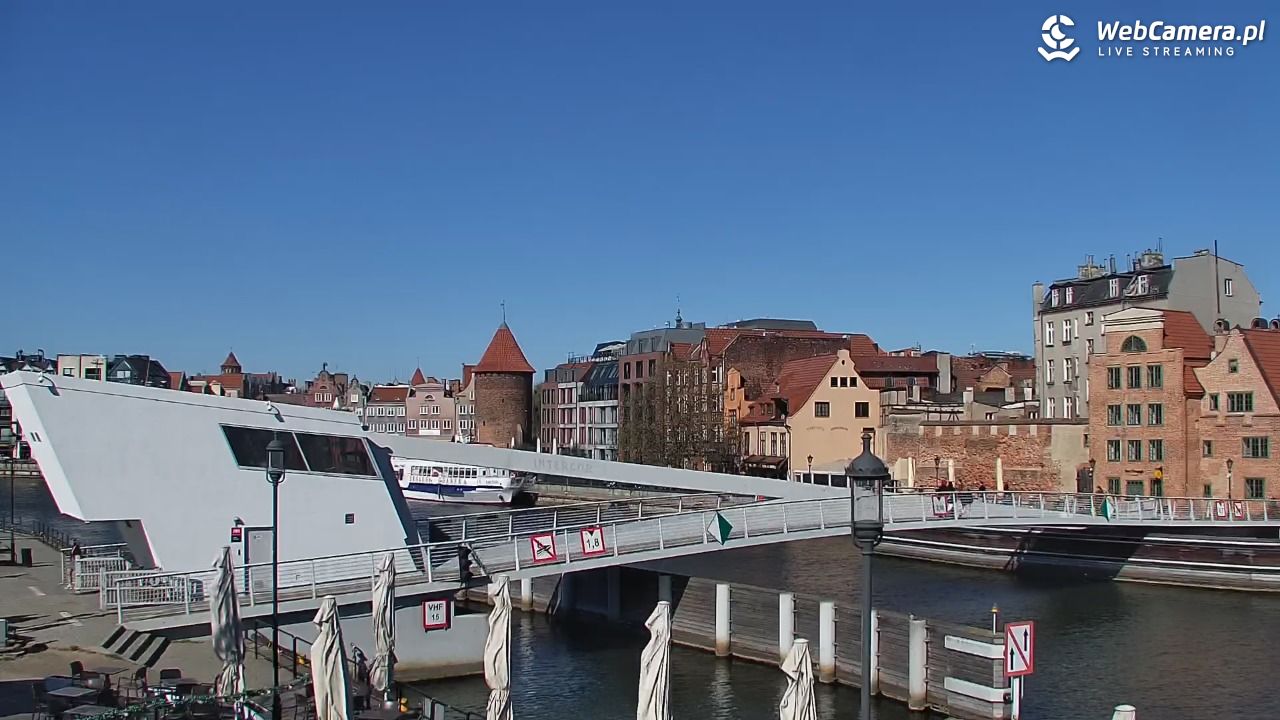 Gdańsk - widok na Motławę - 21 kwiecień 2026, 09:30