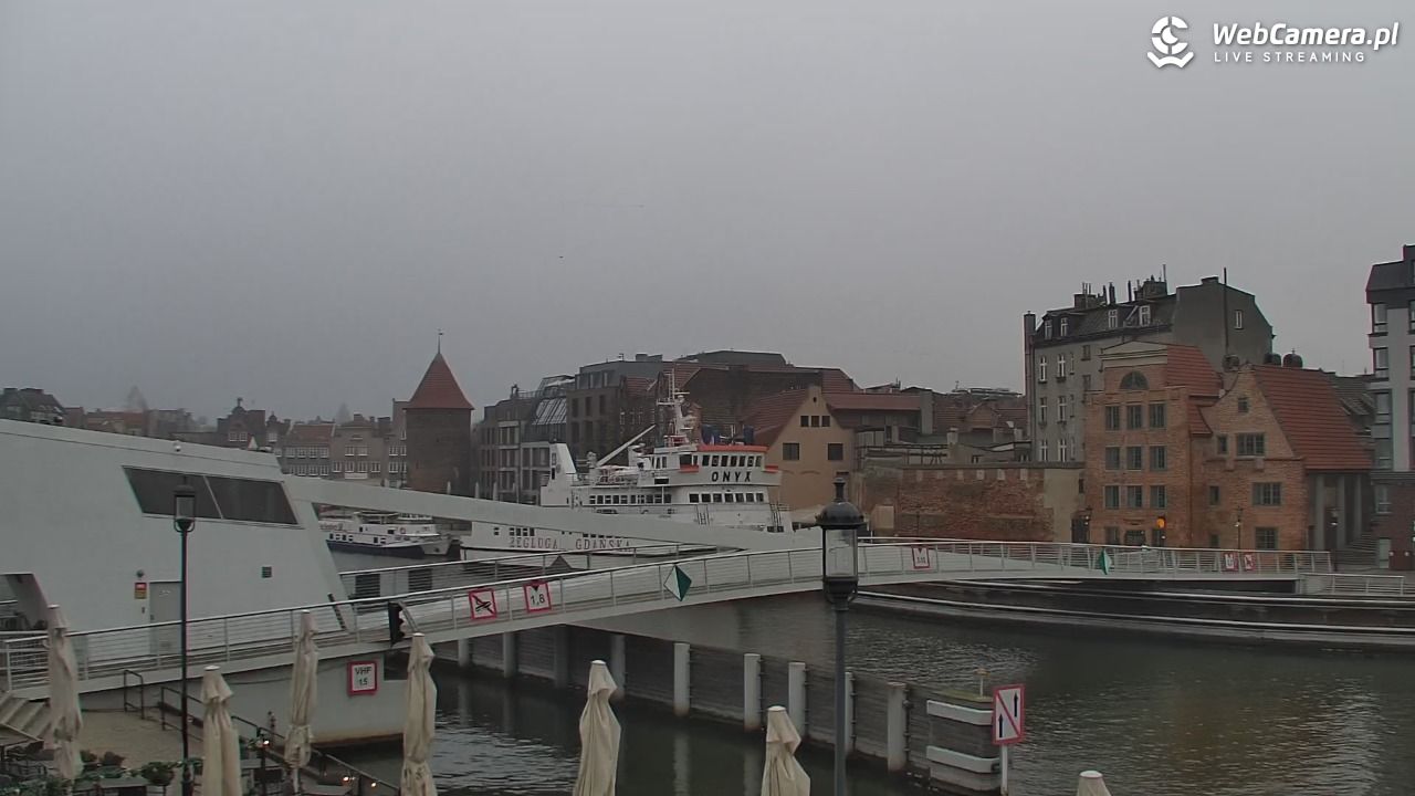 Gdańsk - widok na Motławę - 02 grudzień 2025, 13:18