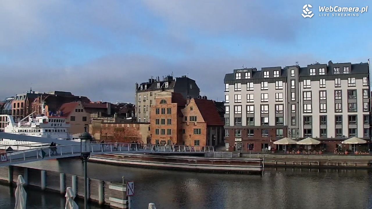 Gdańsk - widok na Motławę - 01 grudzień 2025, 11:33