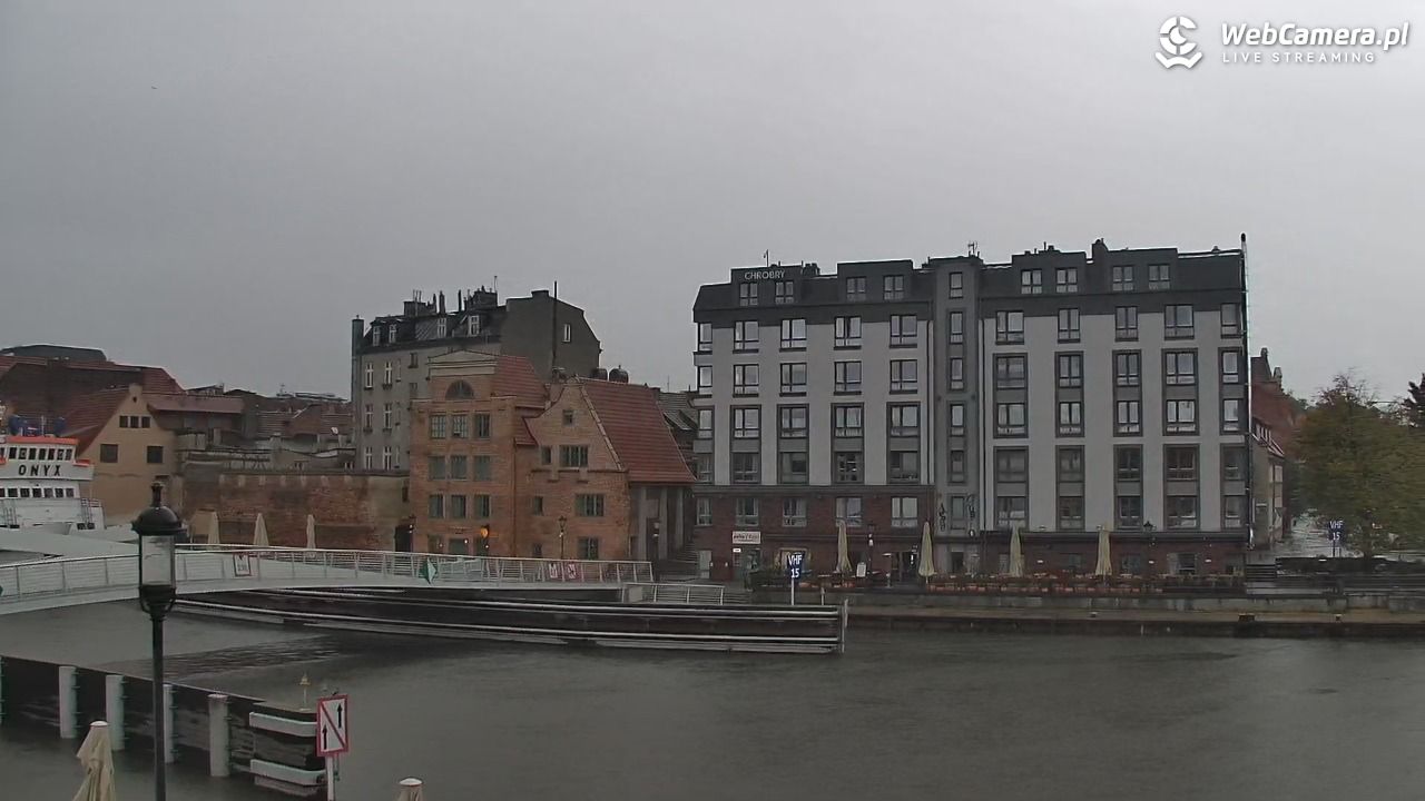 Gdańsk - widok na Motławę - 18 październik 2025, 09:07