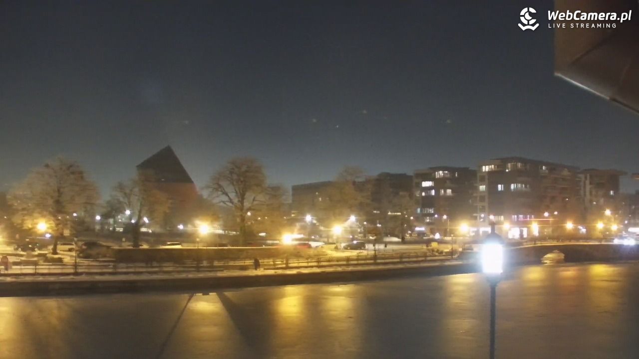 Gdańsk - widok na Motławę - 17 styczeń 2026, 20:27