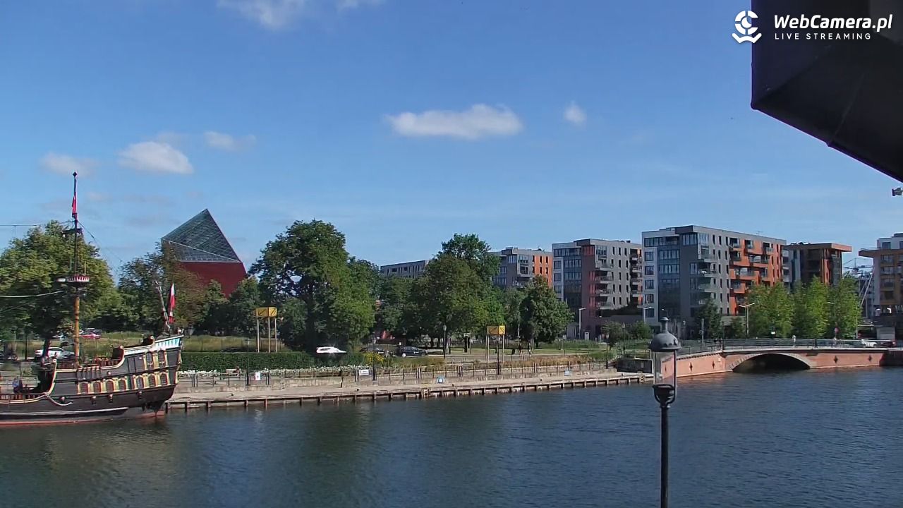 Gdańsk - widok na Motławę - 30 czerwiec 2025, 09:40