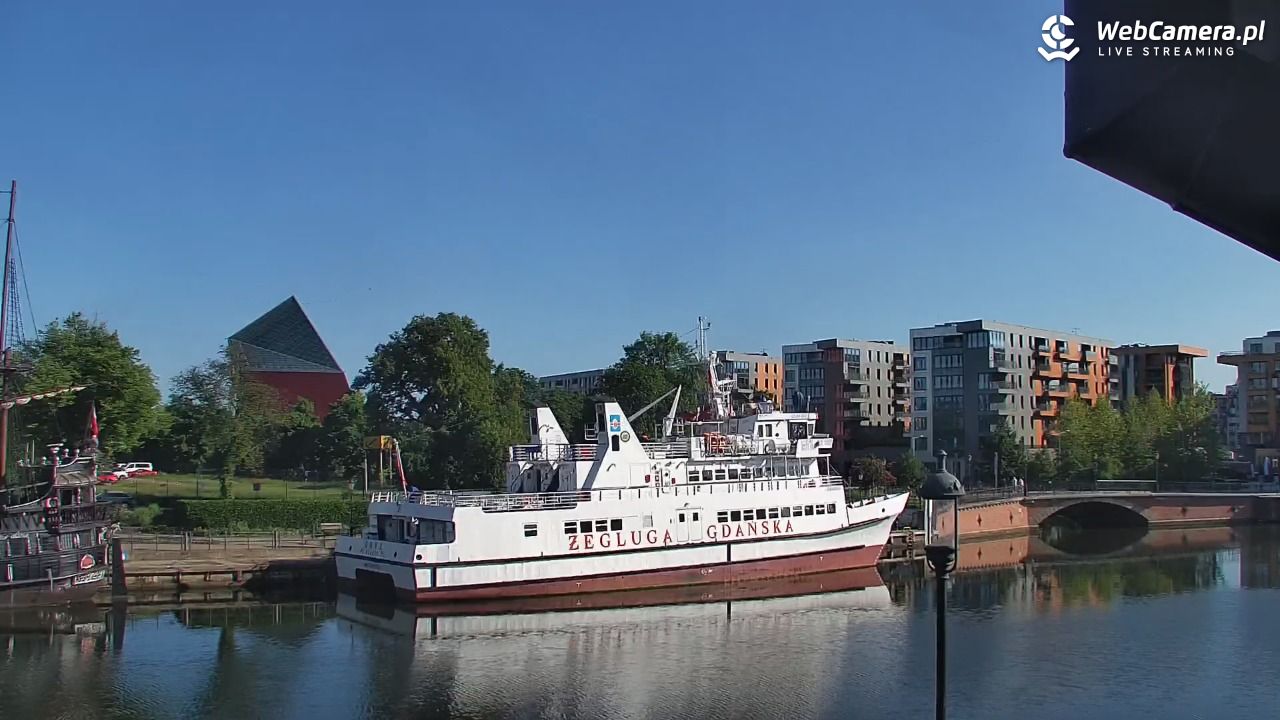 Gdańsk - widok na Motławę - 06 czerwiec 2026, 08:01