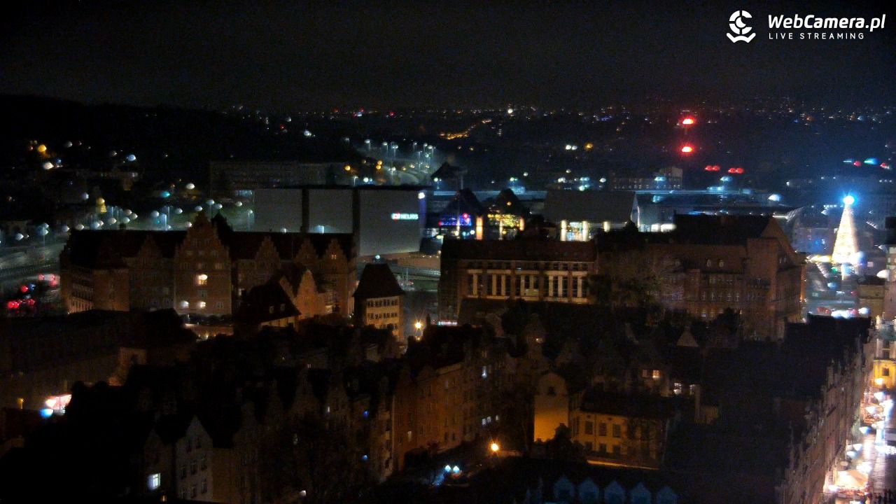 Gdańsk - widok na Długi Targ NOWOŚĆ - 09 grudzień 2025, 22:40