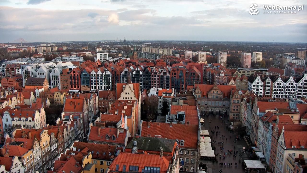 Gdańsk - widok na Długi Targ NOWOŚĆ - 09 grudzień 2025, 14:15