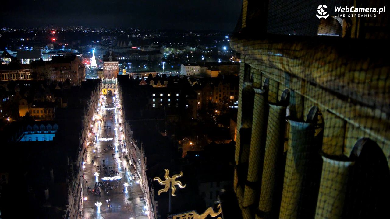 Gdańsk - widok na Długi Targ NOWOŚĆ - 08 grudzień 2025, 19:43