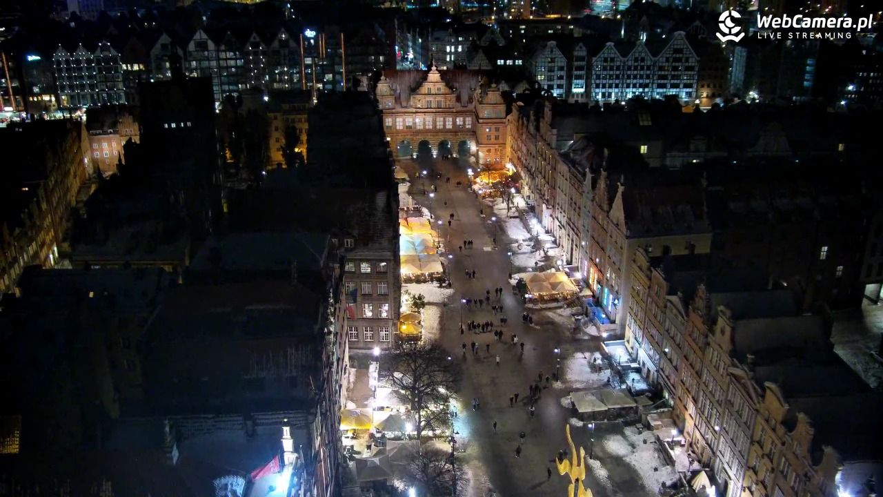 Gdańsk - widok na Długi Targ NOWOŚĆ - 20 luty 2026, 22:22