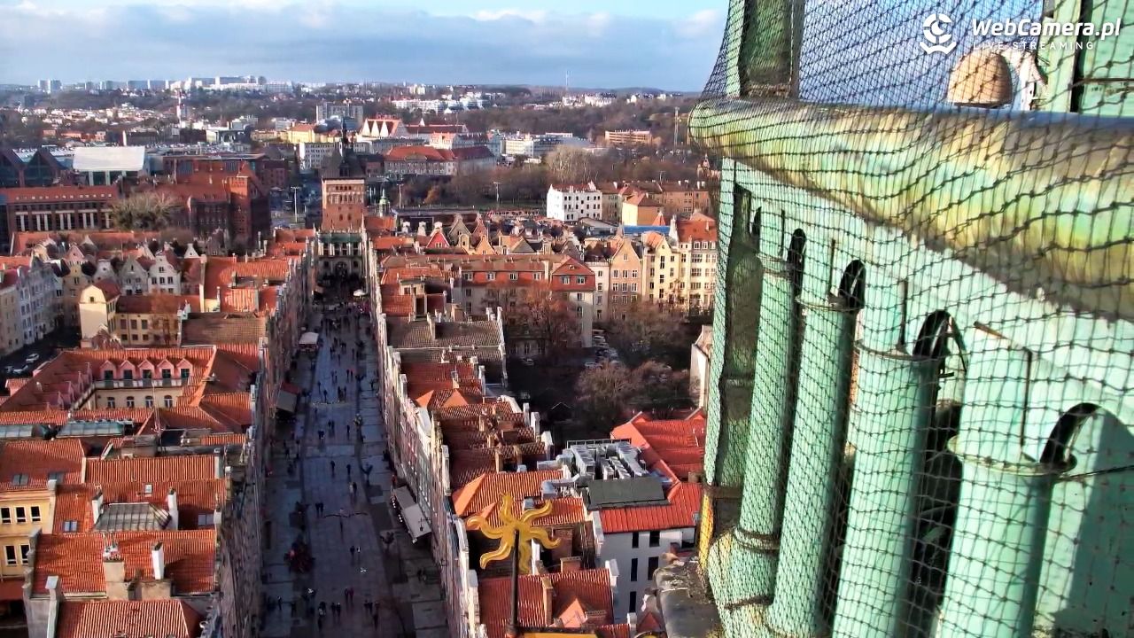 Gdańsk - widok na Długi Targ NOWOŚĆ - 09 grudzień 2025, 12:35